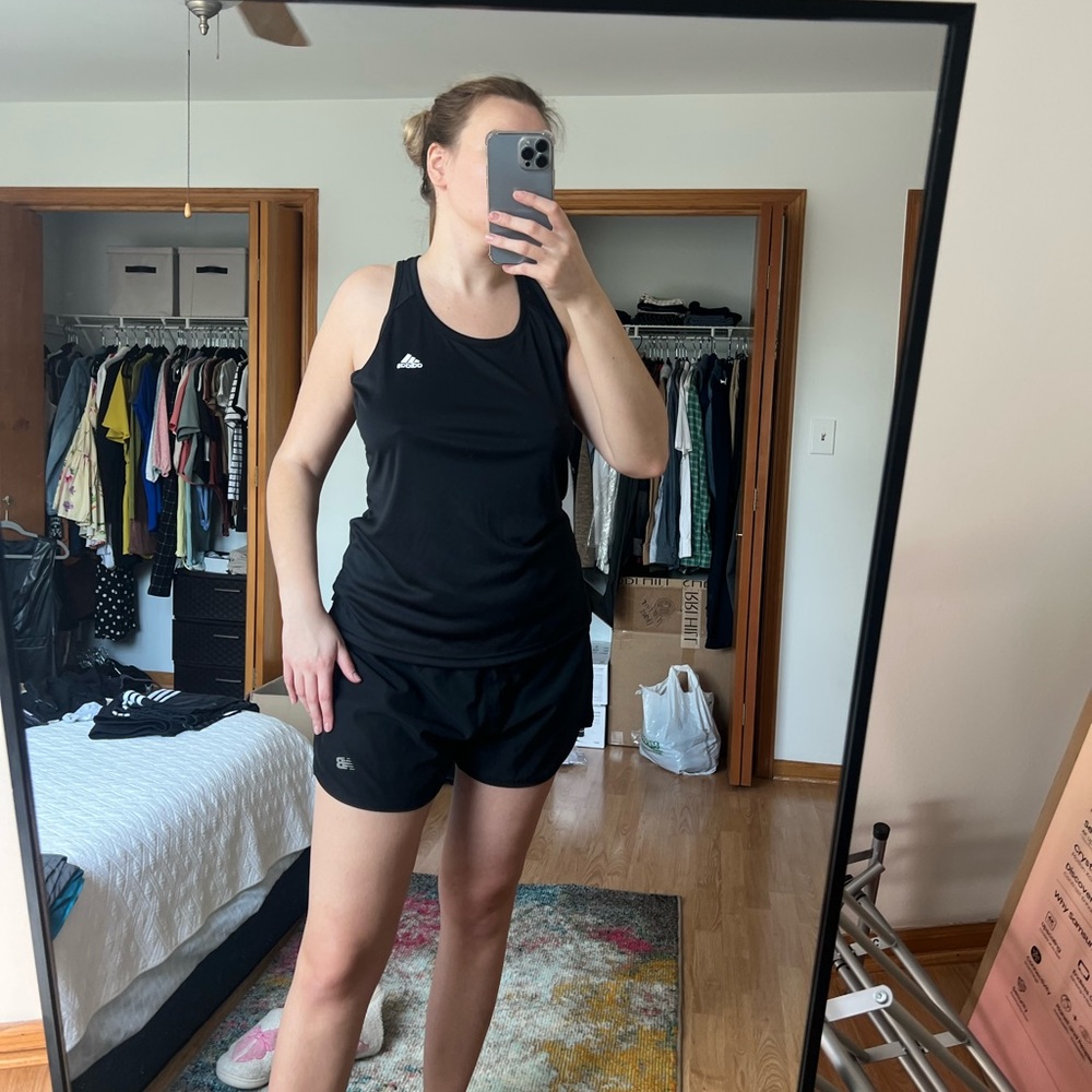 Adidas Black Performance Tank Top